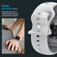 Каишка с кейс за Apple Watch 10 (46mm) от Spigen Liquid Air Pro - Grey