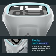 Каишка с кейс за Apple Watch 10 (46mm) от Spigen Liquid Air Pro - Grey