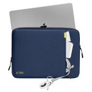Kалъф за лаптоп 15-16 инча от Tech-Protect Defender - Navy Blue
