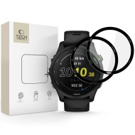 2 x Хибридно стъкло за Garmin Forerunner 255 / 255 Music от Tech-Protect Glass Flex+ - Black