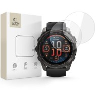 2 броя стъклени протектори за Garmin Fenix 8 (51mm) от Tech Protect Glass Fit+ - Clear