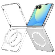 SPIGEN AIRSKIN MAG MAGSAFE GALAXY Z FLIP 7 CRYSTAL CLEAR/WHITE