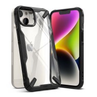 Удароустойчив твърд кейс за iPhone 14 Plus от Ringke Fusion X - Черен