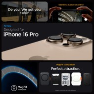 Тънък кейс с MagSafe за iPhone 16 Pro от Spigen Liquid Air "T" Mag - Matte Black