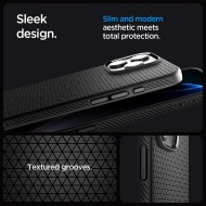 Тънък кейс с MagSafe за iPhone 16 Pro от Spigen Liquid Air "T" Mag - Matte Black