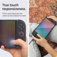 2 броя стъклени протектора за дисплей на Nintendo Switch 2 от Spigen Glas.TR "Ez Fit" - Прозрачни