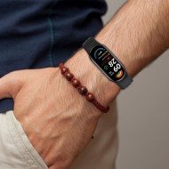Силиконова каишка за Xiaomi Smart Band 8 / 9 / 10 / NFC от Tech-Protect Iconband Air - Black / Red