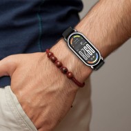 Силиконова каишка за Xiaomi Smart Band 8 / 9 / 10 / NFC от Tech-Protect Iconband Classic - Army Green
