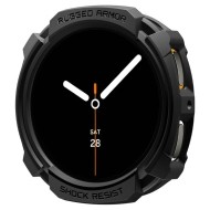 Удароустойчив кейс за Samsung Galaxy Watch 8 (44mm) от Spigen Rugged Armor - Matte Black