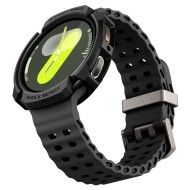 Удароустойчив кейс за Samsung Galaxy Watch 8 (44mm) от Spigen Rugged Armor - Matte Black