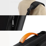 Удароустойчива чанта за лаптоп 15-16 инча с 4 джоба от Tech-Protect Defender Bag - Black / Orange