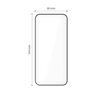 2 броя стъклени протектори за дисплей на iPhone 14 Pro от Tech-Protect Quick Set+ - Black