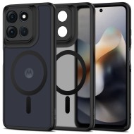 Твърд кейс с MagSafe пръстен за Motorola Moto G56 5G от Tech-Protect MagMat - Matte Black