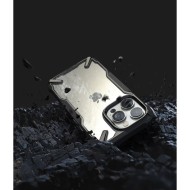 Удароустойчив твърд кейс за iPhone 14 Pro от Ringke Fusion X - Черен