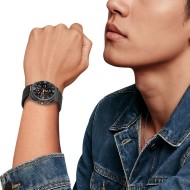 Стоманена верижка за часовник Samsung Galaxy Watch 8 (40/44mm) / 8 Classic (46mm) от Tech-Protect MilaneseBand - Black