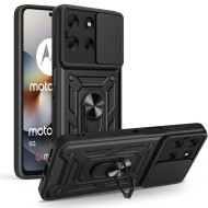 Удароустойчив калъф за Motorola Moto G56 5G от Tech-Protect CamShield Pro - Black