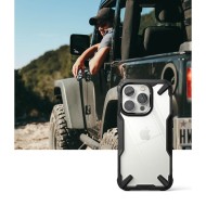 Удароустойчив твърд кейс за iPhone 14 Pro Max от Ringke Fusion X - Черен