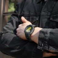 Удароустойчив кейс с каишка за Samsung Galaxy Watch 8 (44mm) от Spigen Rugged Armor Pro - Matte Black
