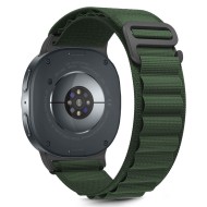 Текстилна каишка за Samsung Galaxy Watch 8 / Classic (40 / 44 / 46 mm) от Tech-Protect Nylon Pro - Army Green