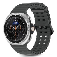Силиконова каишка за Samsung Galaxy Watch 8 (40/44mm) / 8 Classic (46mm) от Tech-Protect IconBand Pro - Black