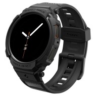 Удароустойчив кейс с каишка за Samsung Galaxy Watch 8 (40mm) от Spigen Rugged Armor Pro - Matte Black