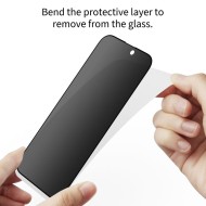 2x Стъклен протектор за iPhone 16 Pro Max / 17 Pro Max от Tech-Protect Anti Spy Glass Pro+ - Privacy 