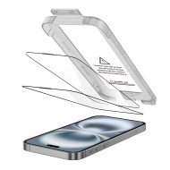 SZKŁO HARTOWANE TECH-PROTECT QUICK SET+ 2-PACK IPHONE 17 BLACK