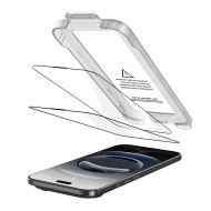 2 броя стъклени протектори за дисплей на iPhone 17 Air от Tech-Protect Quick Set+ - Black