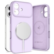 Твърд силиконов кейс с MagSafe за iPhone 17 от Tech-Protect Silicone - Mauve
