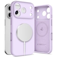 Твърд силиконов кейс с MagSafe за iPhone 17 Pro Max от Tech-Protect Silicone - Mauve