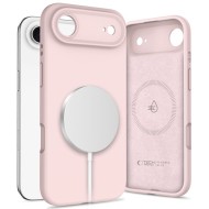 Твърд силиконов кейс с MagSafe за iPhone 17 Air от Tech-Protect Silicone - Pink Pearl