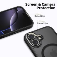 TECH-PROTECT MAGEDGE MAGSAFE IPHONE 17 MATTE BLACK/GUNMETAL