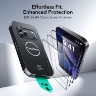 SZKŁO HARTOWANE ESR ULTRAFIT TEMPERED GLASS 2-PACK IPHONE 17 PRO MAX CLEAR