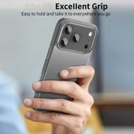 Хибриден кейс за iPhone 17 Pro от Tech-Protect Flexair Hybrid - Clear