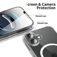 TECH-PROTECT FLEXAIR HYBRID MAGSAFE IPHONE 17 CLEAR