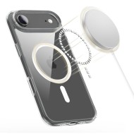 Хибриден кейс с MagSafe за iPhone 17 Air от Tech-Protect Flexair Hybrid - Clear
