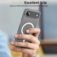 Хибриден кейс с MagSafe за iPhone 17 Air от Tech-Protect Flexair Hybrid - Clear
