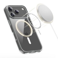 Хибриден кейс с MagSafe за iPhone 17 Pro Max от Tech-Protect Flexair Hybrid - Clear