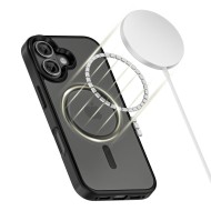 Твърд кейс с MagSafe пръстен за iPhone 17 от Tech-Protect MagMat - Matte Black