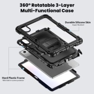 360 градусов калъф за таблет Lenovo Idea Tab 11.0" TB-336 от Tech-Protect Solid - Black