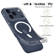 Силиконов кейс с MagSafe за iPhone 17 Pro Max от Tech-Protect FlexAir - Glitter