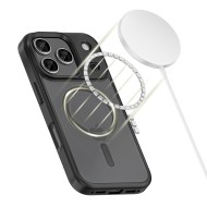 Твърд кейс с MagSafe пръстен за iPhone 17 Pro Max от Tech-Protect MagMat - Matte Black