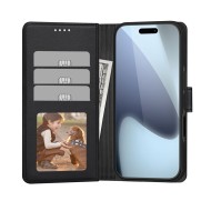 Кожен тефтер с MagSafe за iPhone 17 Pro от Tech-Protect Wallet MagSafe - Matte Black