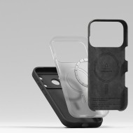 Силиконов кейс с MagSafe за iPhone 17 Pro Max от Ringke Silicone Magnetic - Black