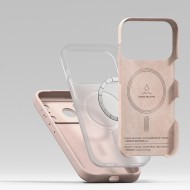 Силиконов кейс с MagSafe за iPhone 17 Pro Max от Ringke Silicone Magnetic - Pink Sand