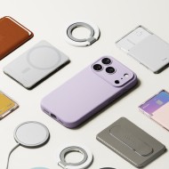Силиконов кейс с MagSafe за iPhone 17 Pro Max от Ringke Silicone Magnetic - Light Purple