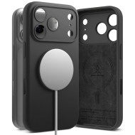 Силиконов кейс с MagSafe за iPhone 17 Pro от Ringke Silicone Magnetic - Black