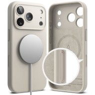 Силиконов кейс с MagSafe за iPhone 17 Pro от Ringke Silicone Magnetic - Stone