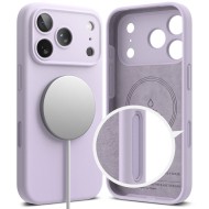 Силиконов кейс с MagSafe за iPhone 17 Pro от Ringke Silicone Magnetic - Light Purple