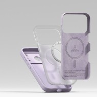 Силиконов кейс с MagSafe за iPhone 17 Pro от Ringke Silicone Magnetic - Light Purple